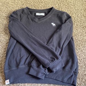 Black v-neck sweater from Abercrombie Kids